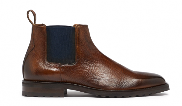 Sepatu Boot Mewah Berbahan Samak